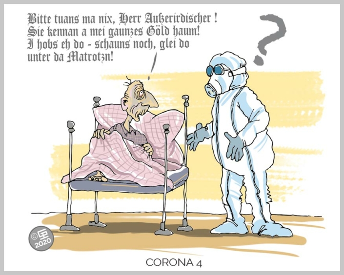 Corona COVID-19 Cartoon