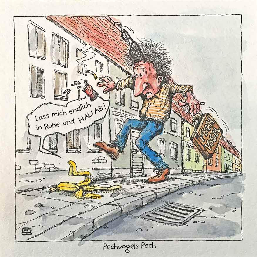 Karikaturist in Graz - Peter Gsöllpointner